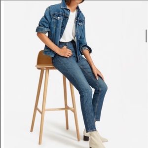 Everlane high waisted slim jeans 🌻🌿